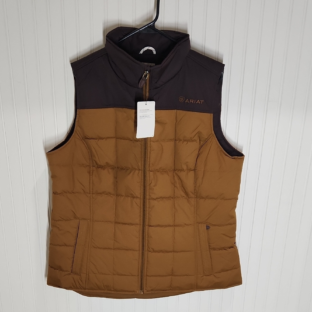Ariat Women's Brown Quilted Vest